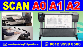 Jasa Scan A0, A1, dan A2 Murah di Jakarta Pusat 